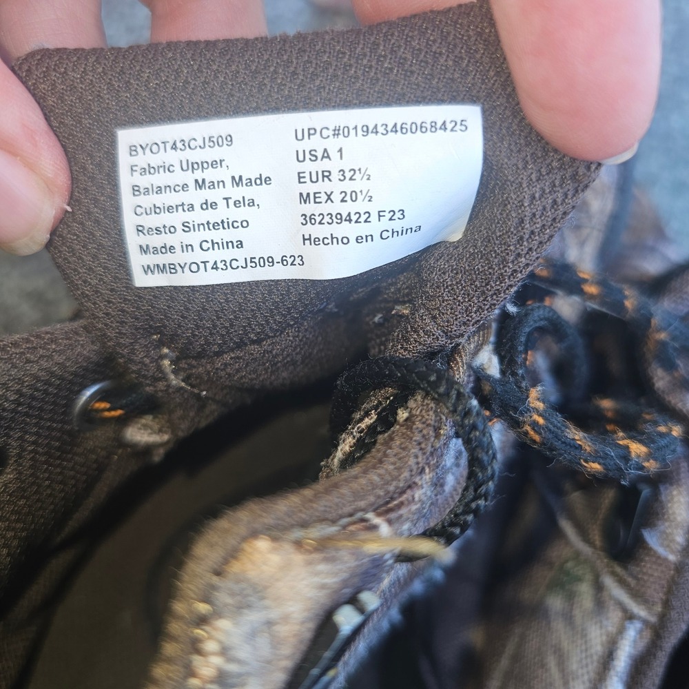 Ozark Trail Kids Camo Boots Outdoor Equipment Hunting Hiking‎ Size 1 - Picture 4 of 4